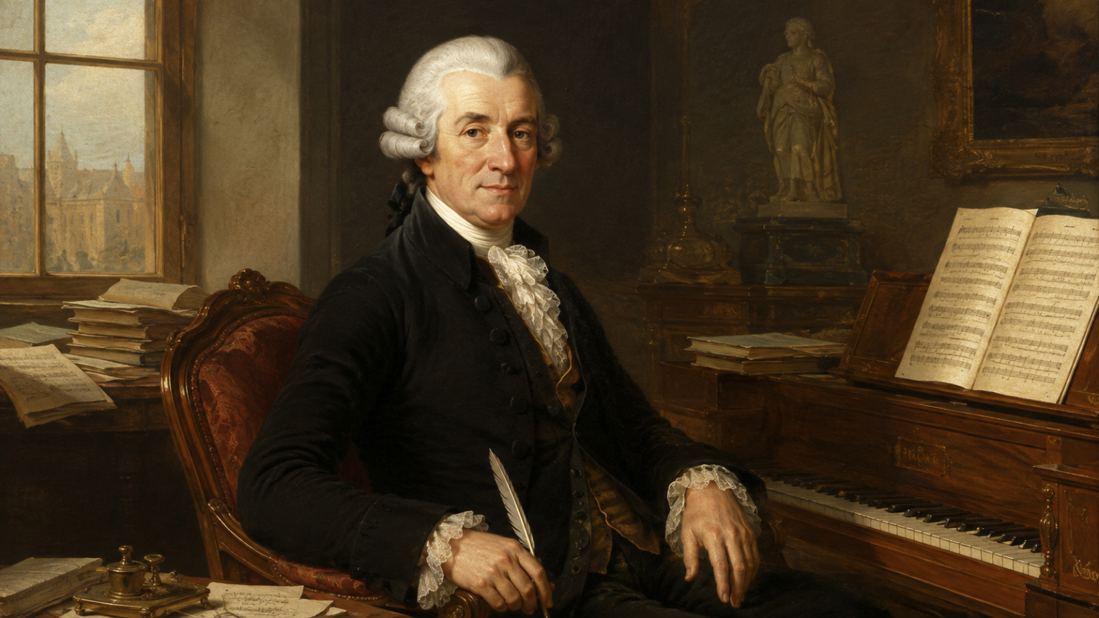 Joseph Haydn là một trong những nhà soạn nhạc đặt nền móng quan trọng cho âm nhạc Cổ điển