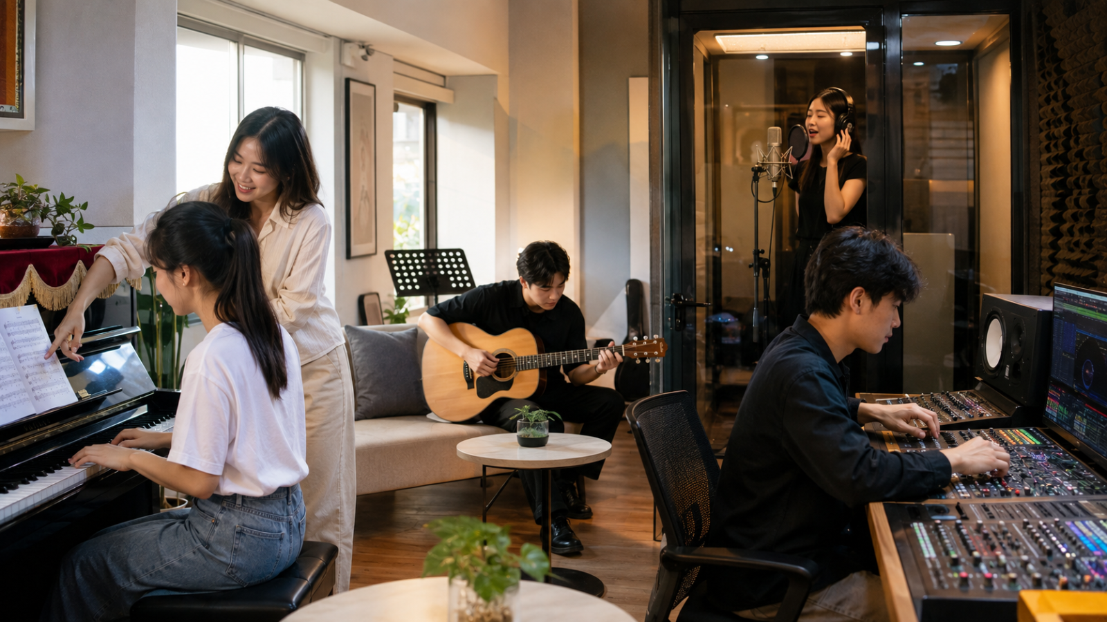 Ngành Âm nhạc mở ra nhiều hướng nghề nghiệp khác nhau tùy vào chuyên môn và định hướng của mỗi người
