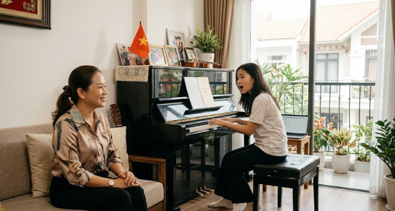 Gia đình chính là hậu phương vững chắc và chỗ dựa tinh thần quan trọng nhất giúp học sinh vững tâm trên con đường chinh phục ước mơ nghệ thuật.
