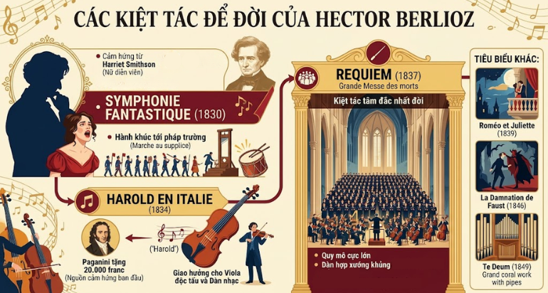 CÁC KIỆT TÁC ĐỂ ĐỜI CỦA BERLIOZ