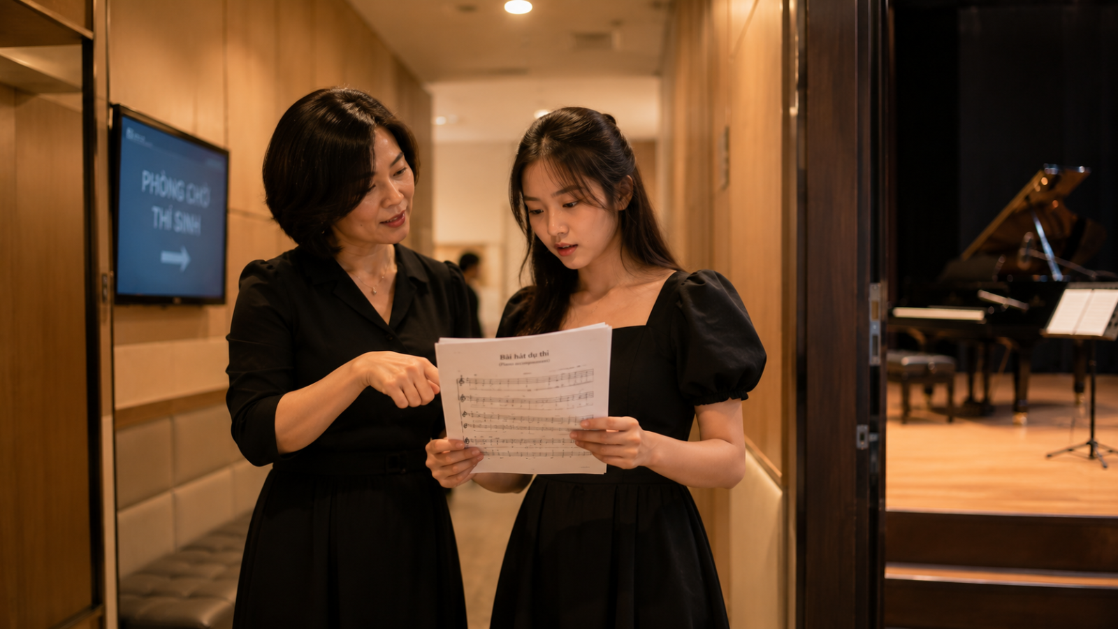  Một bản đệm Piano hoàn hảo đóng vai trò như chiếc chìa khóa vạn năng, tiếp thêm 100% sự tự tin cho thí sinh tỏa sáng trước hội đồng chấm thi.