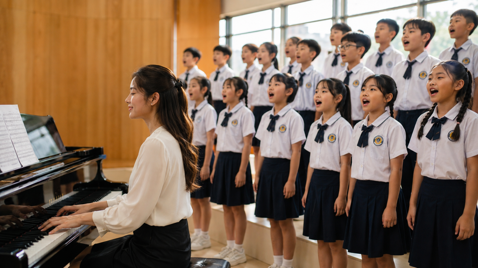 Đệm hát tốt giúp giáo viên làm chủ tiết học và truyền cảm hứng cho học sinh.