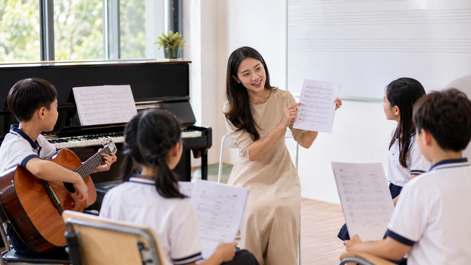 Giảng dạy là một trong những hướng phát triển nghề nghiệp bền vững và tràn đầy cảm hứng cho người học Âm nhạc