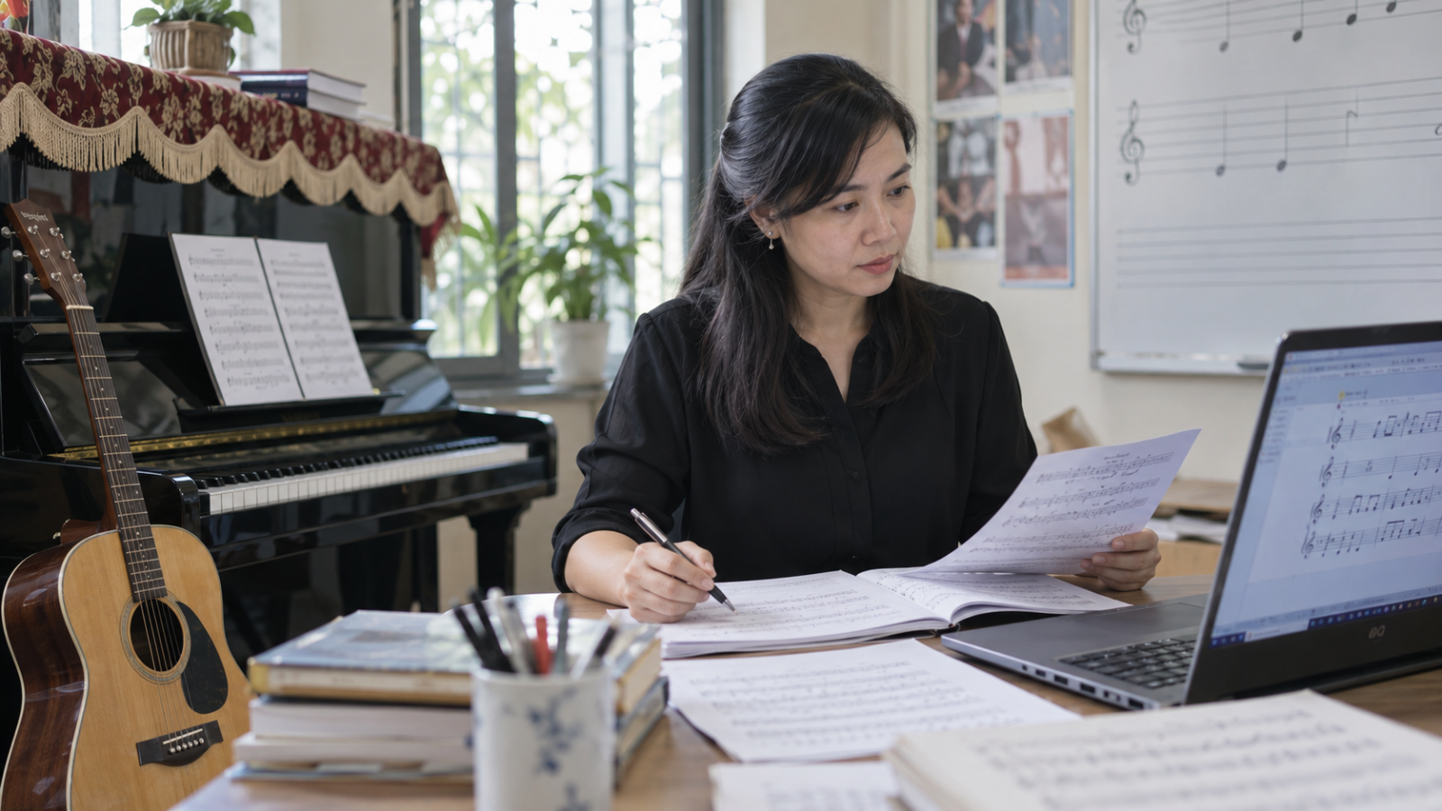 Phát triển thêm kỹ năng Piano, Guitar, Thanh nhạc và công nghệ âm nhạc giúp giáo viên mở rộng cơ hội nghề nghiệp