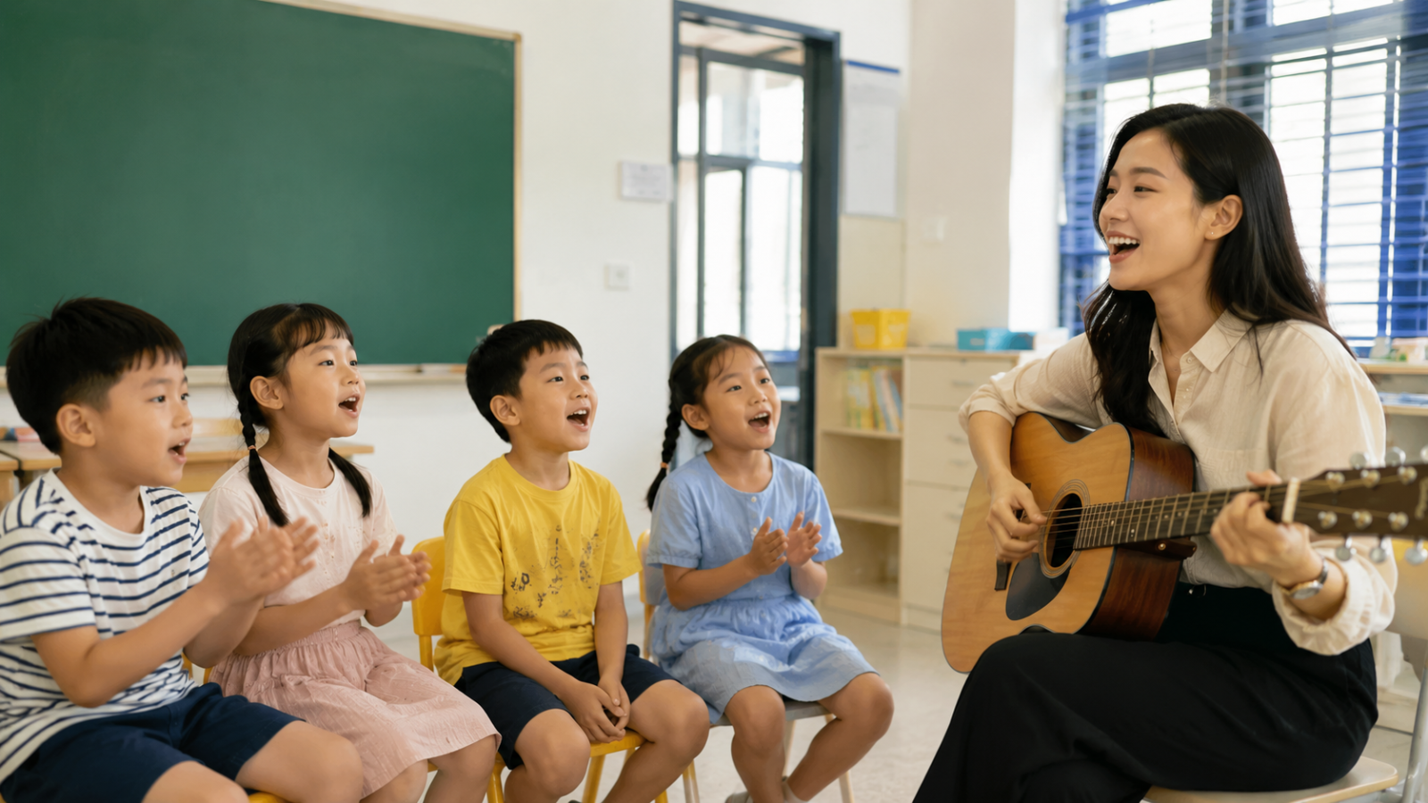Thành thạo Guitar giúp giáo viên linh hoạt hơn trong giảng dạy và tổ chức hoạt động âm nhạc.