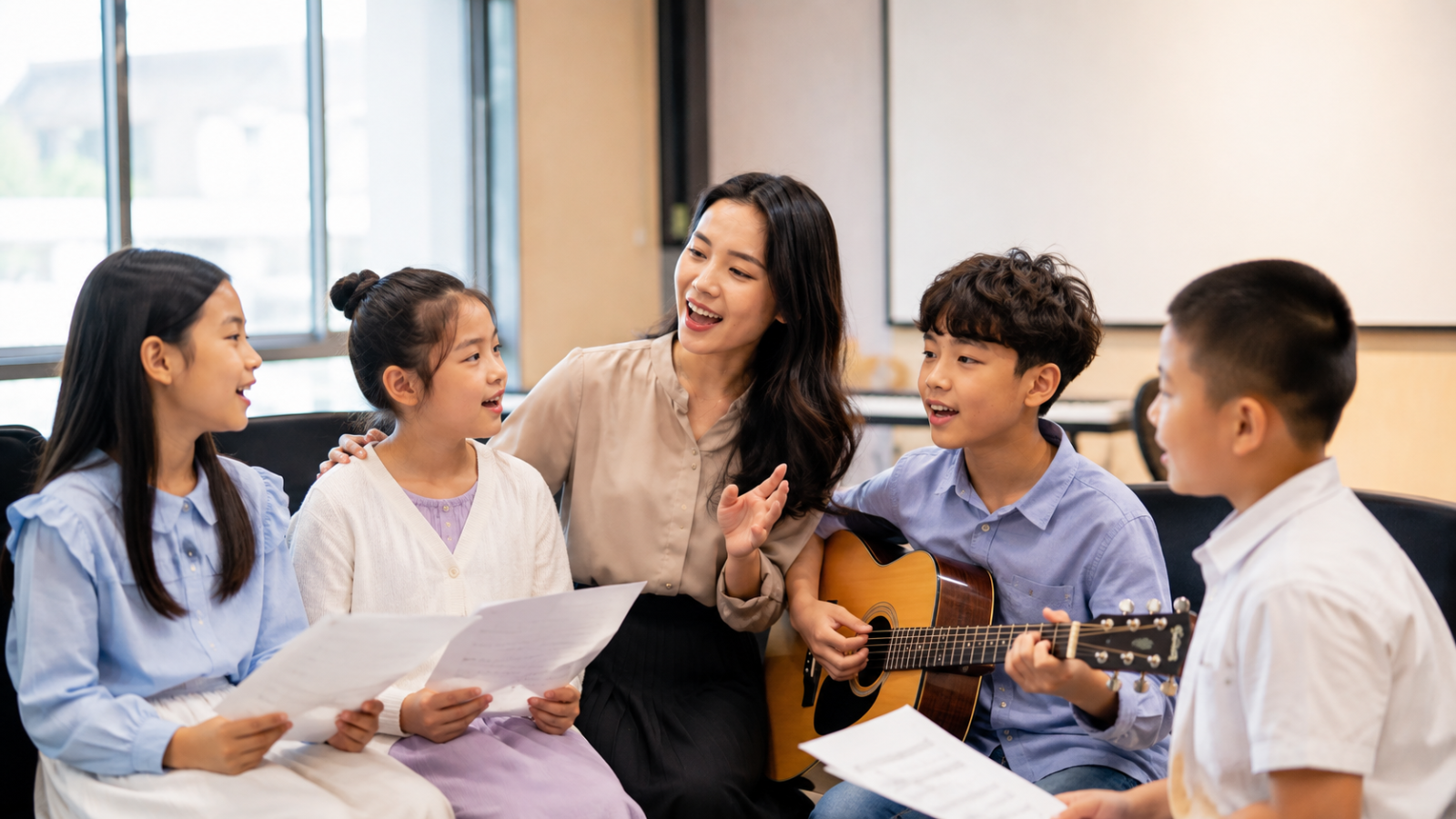 Khả năng truyền cảm hứng giúp học sinh duy trì niềm yêu thích và động lực học Âm nhạc.