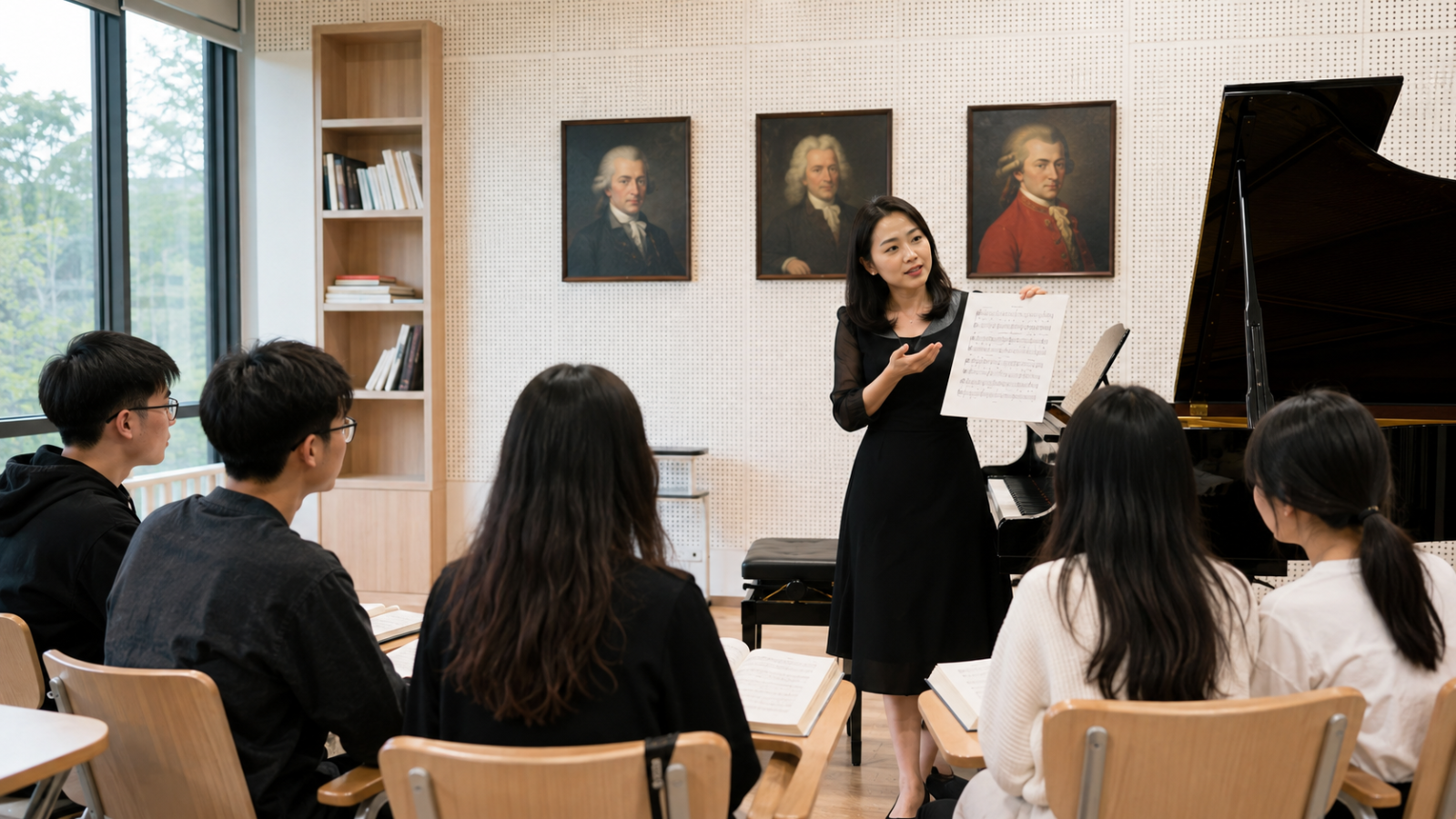 Hiểu Lịch sử Âm nhạc giúp học viên tiếp cận tác phẩm và phong cách sáng tác một cách toàn diện.