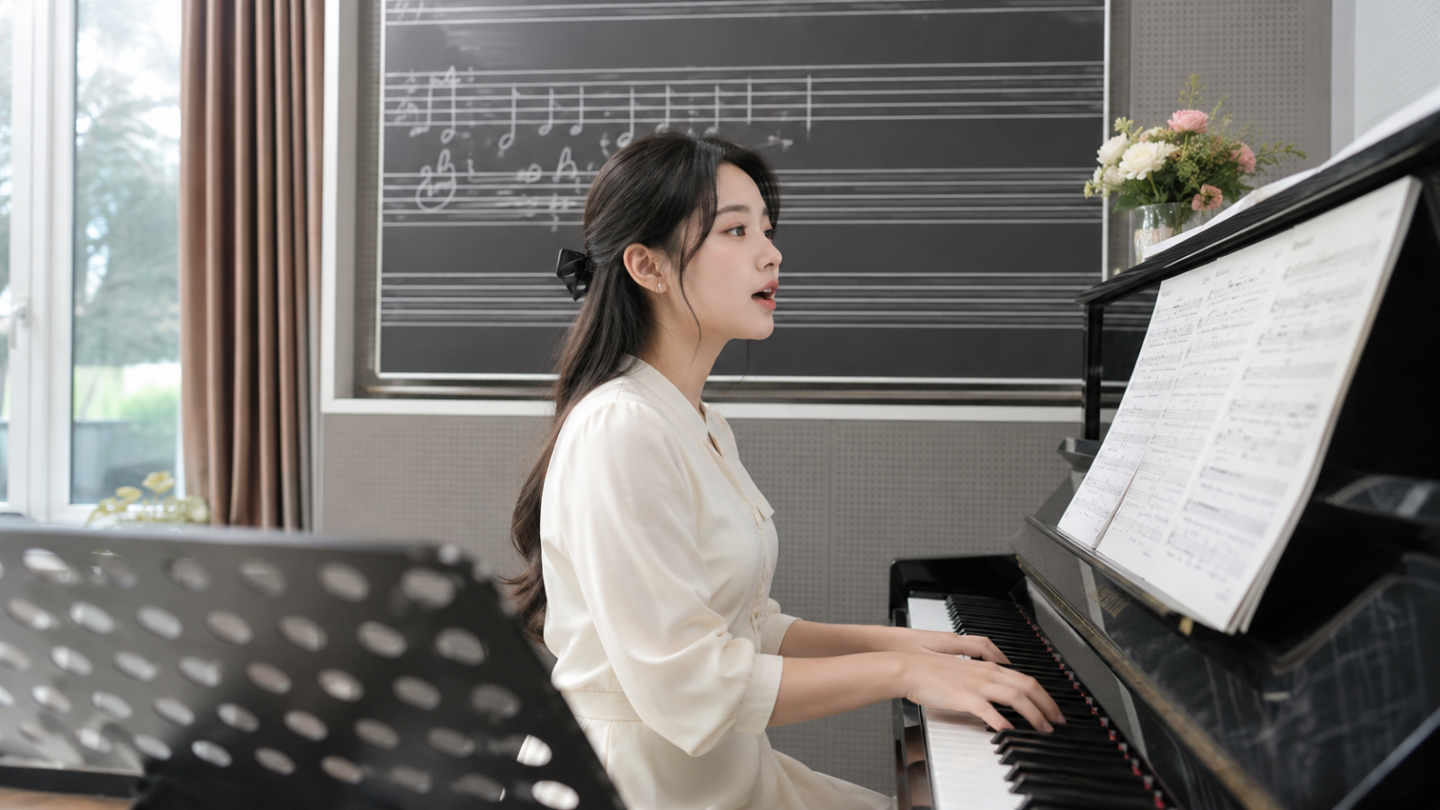 Chương trình đào tạo Sư phạm Âm nhạc đòi hỏi sự kết hợp toàn diện giữa kỹ thuật thanh nhạc, tư duy lý thuyết và ngón đàn thực hành
