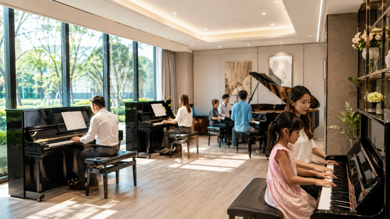  Piano phù hợp với nhiều độ tuổi khác nhau.