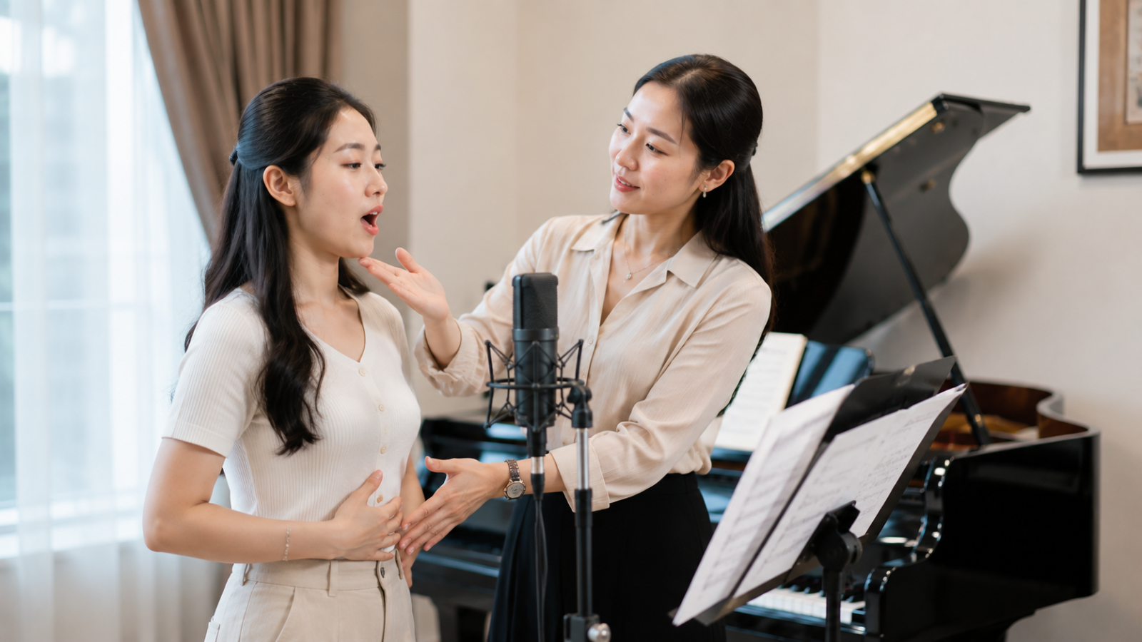 Luyện Thanh nhạc đúng kỹ thuật giúp thí sinh kiểm soát giọng hát tốt hơn.