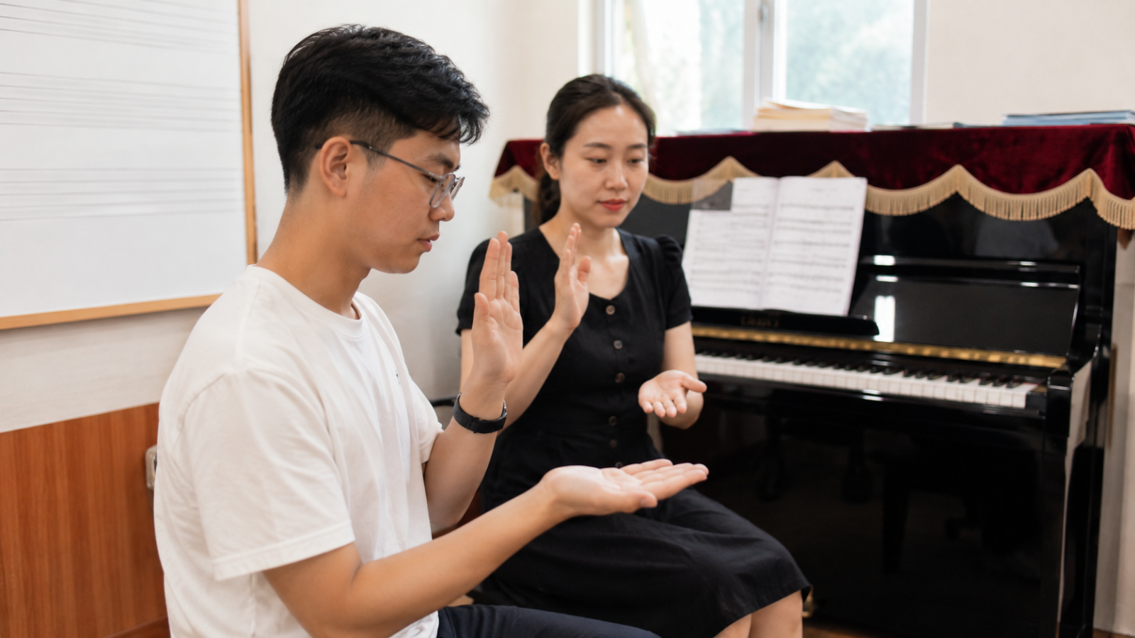 Luyện cao độ kết hợp với tiết tấu giúp phát triển khả năng nghe âm nhạc toàn diện hơn