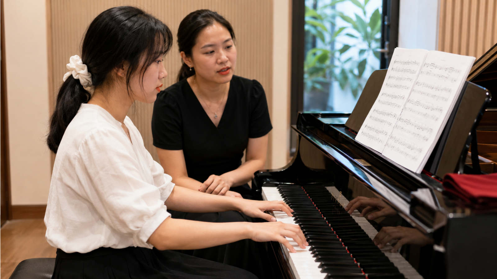Nhạc viện phù hợp với người muốn phát triển chuyên môn âm nhạc chuyên sâu và theo đuổi con đường nghề nghiệp chuyên nghiệp