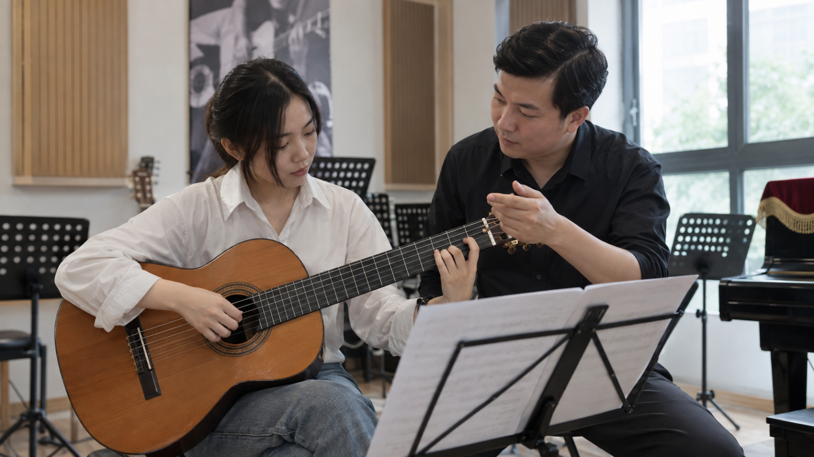 Guitar được duy trì trong nhiều học kỳ giúp sinh viên có thời gian phát triển kỹ năng đệm hát và biểu diễn