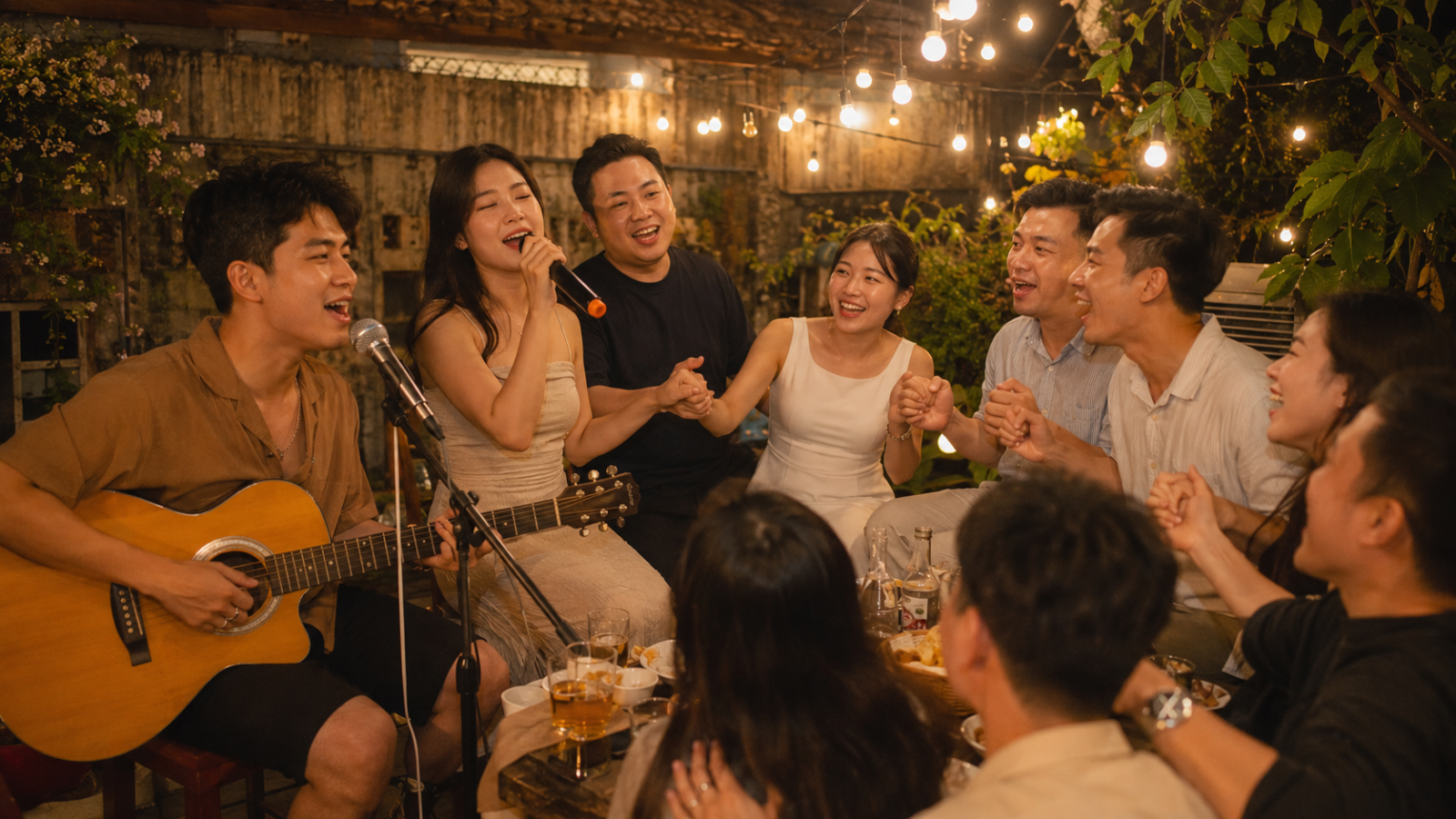 Nhạc Acoustic giúp gắn kết mọi người, rũ bỏ hoàn toàn những áp lực công việc thường nhật.