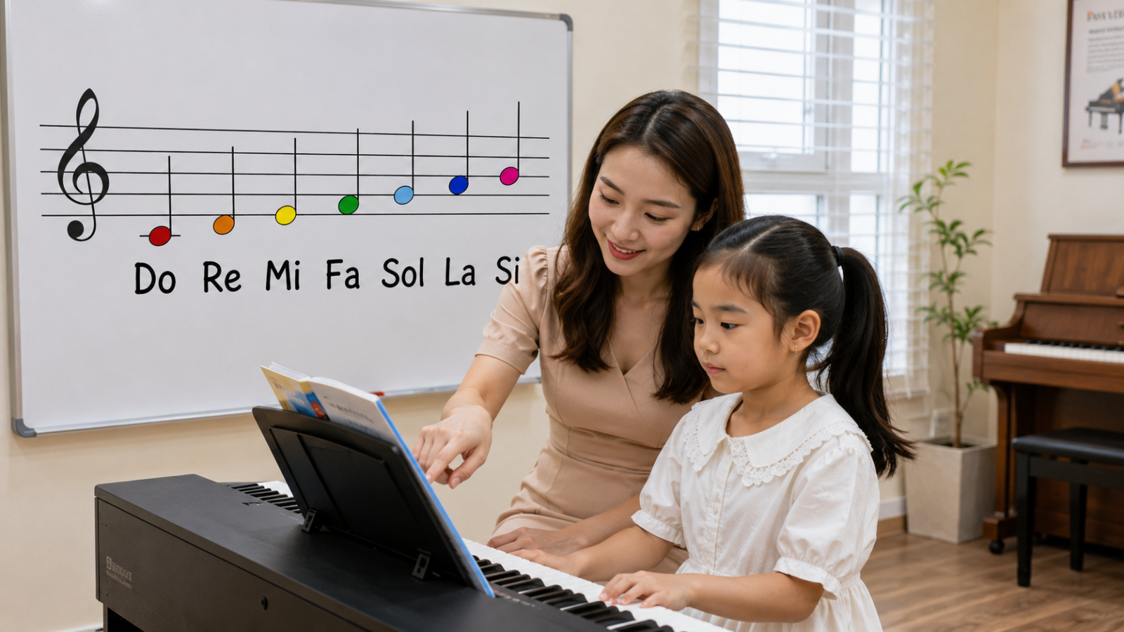 Giai đoạn 6–7 tuổi là thời điểm hoàn hảo nhất để kích hoạt tư duy đọc nhạc và cảm âm cho trẻ.