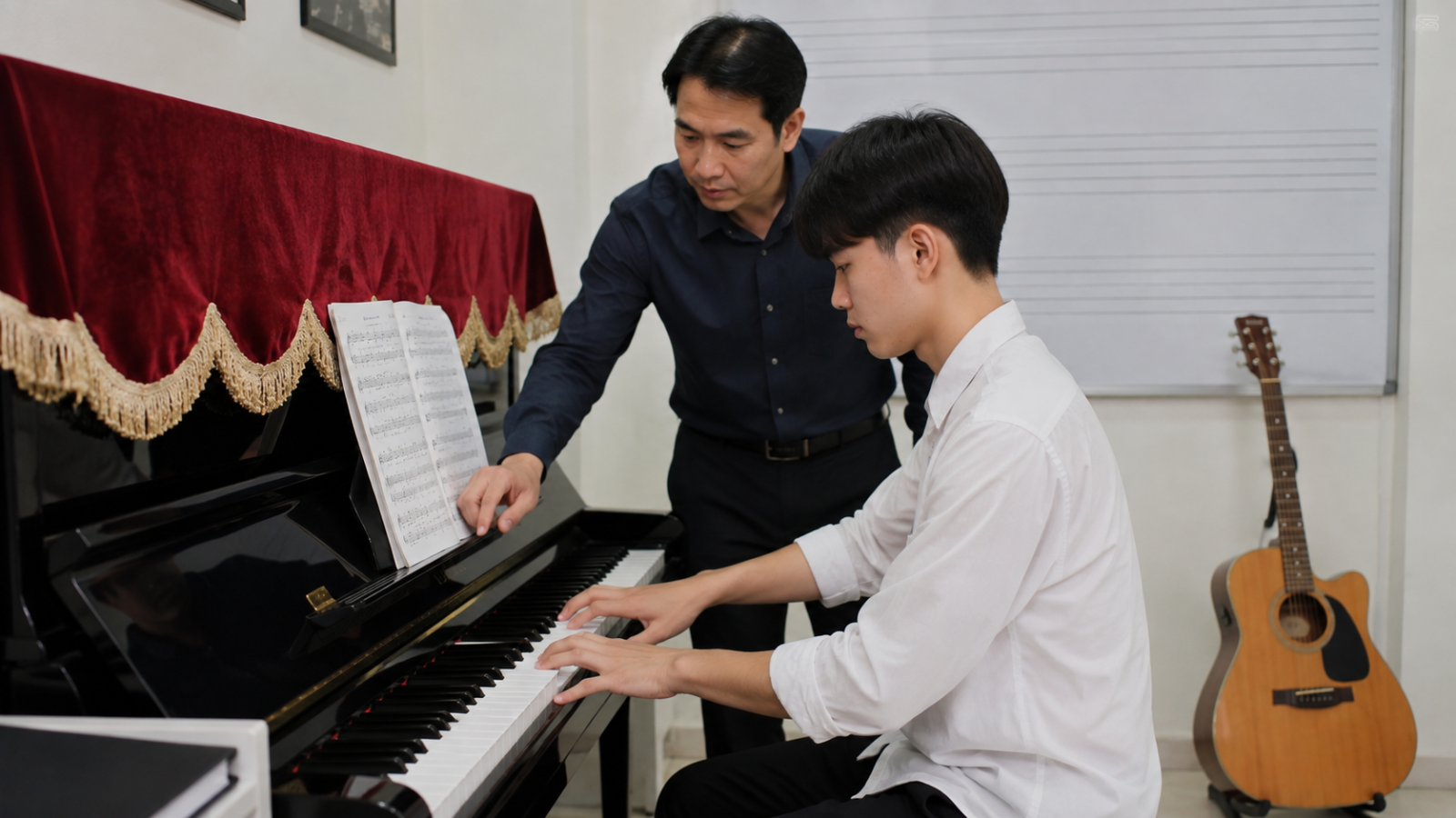 Lựa chọn nhạc cụ phù hợp và luyện tác phẩm chắc chắn là yếu tố quan trọng khi chuẩn bị thi.