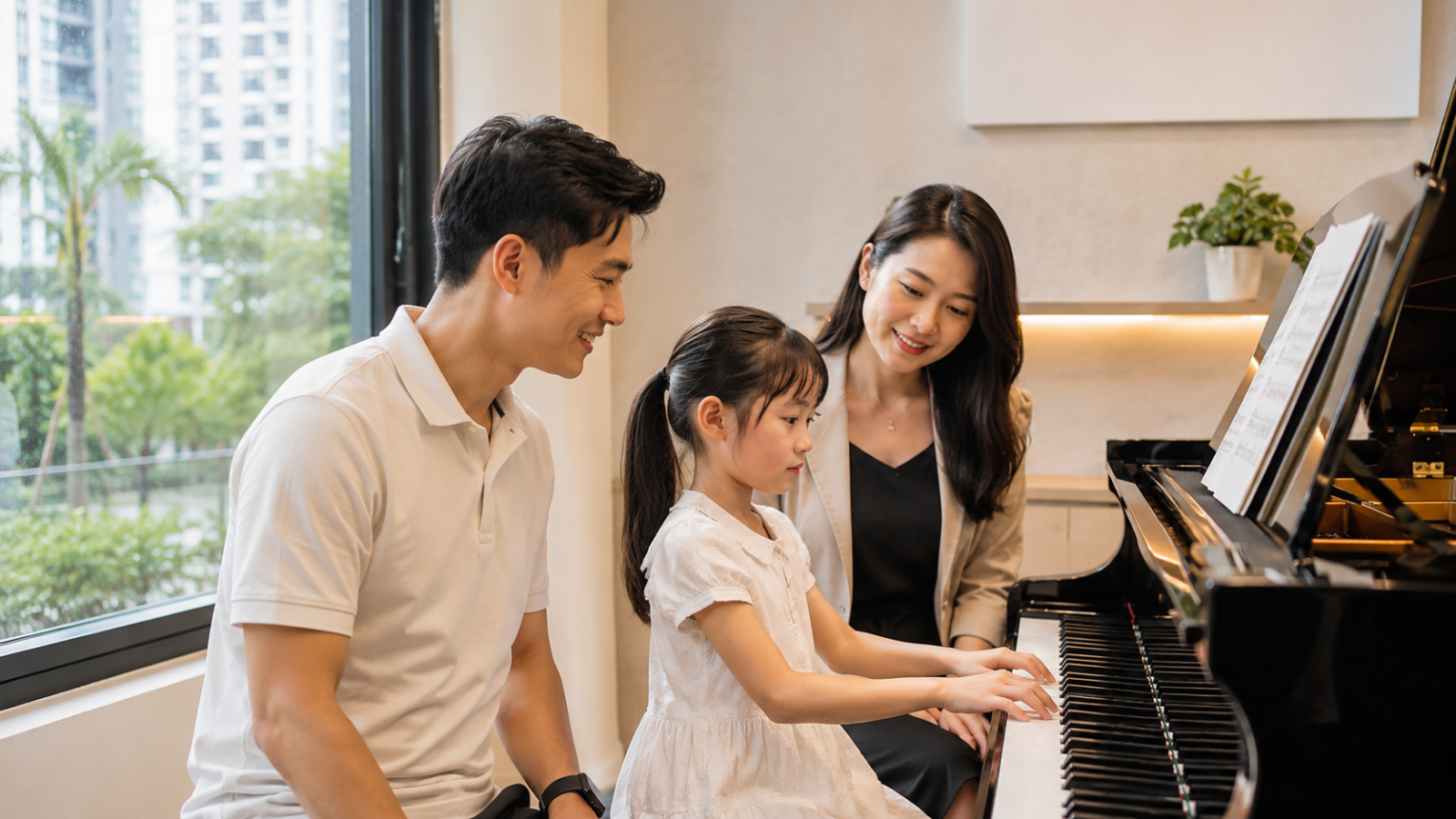 Môi trường học gần nhà giúp phụ huynh dễ dàng đồng hành cùng bé.