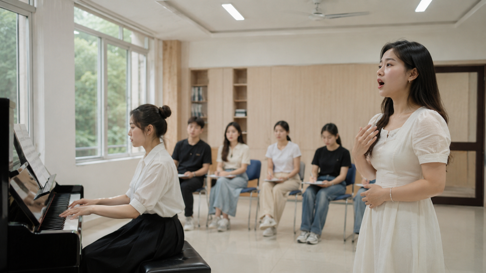 Ngành Sư phạm Âm nhạc yêu cầu cả kỹ năng chuyên môn và kiến thức sư phạm.