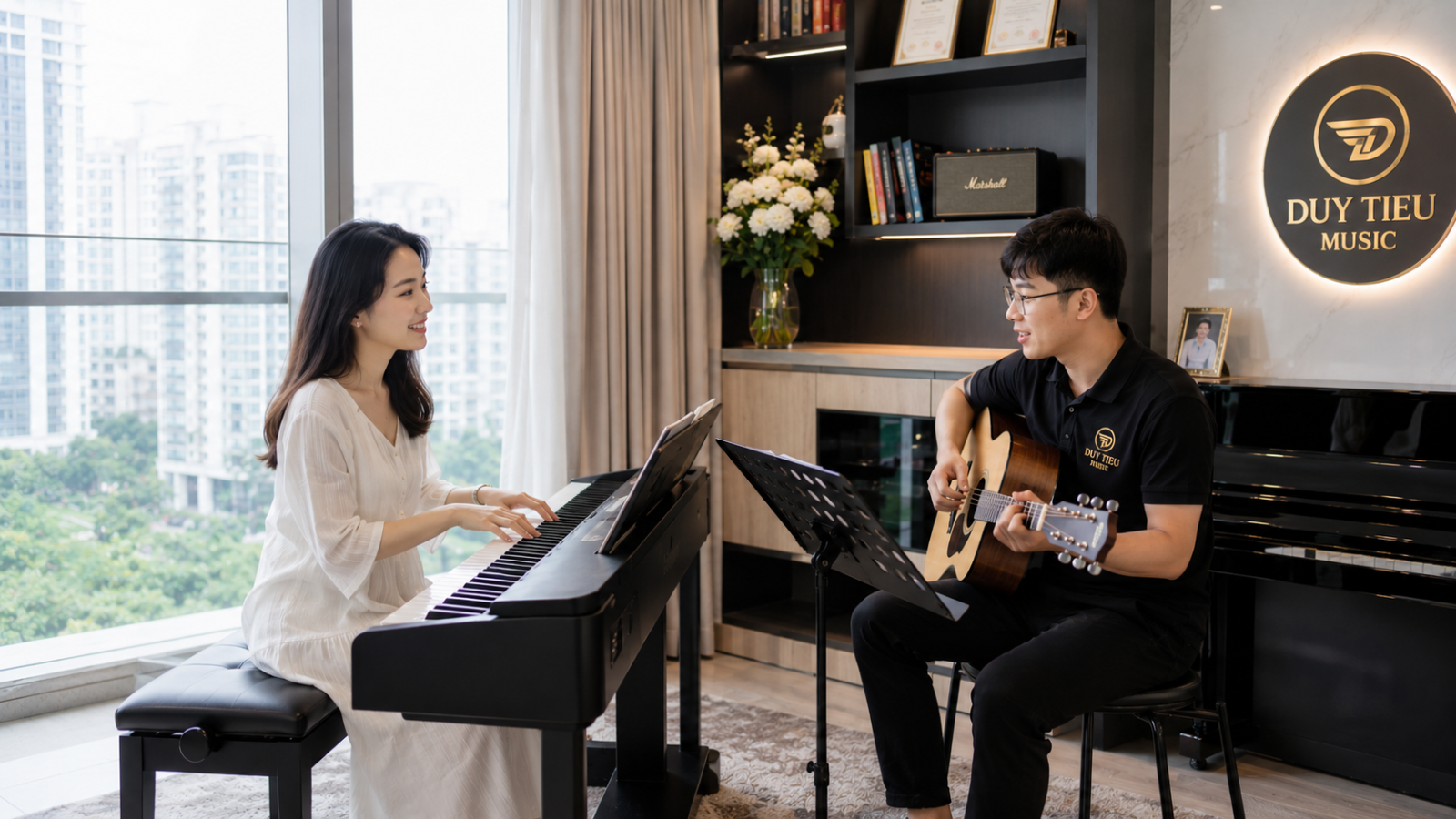 Dịch vụ gia sư âm nhạc tại nhà khu vực Phú Mỹ Hưng.