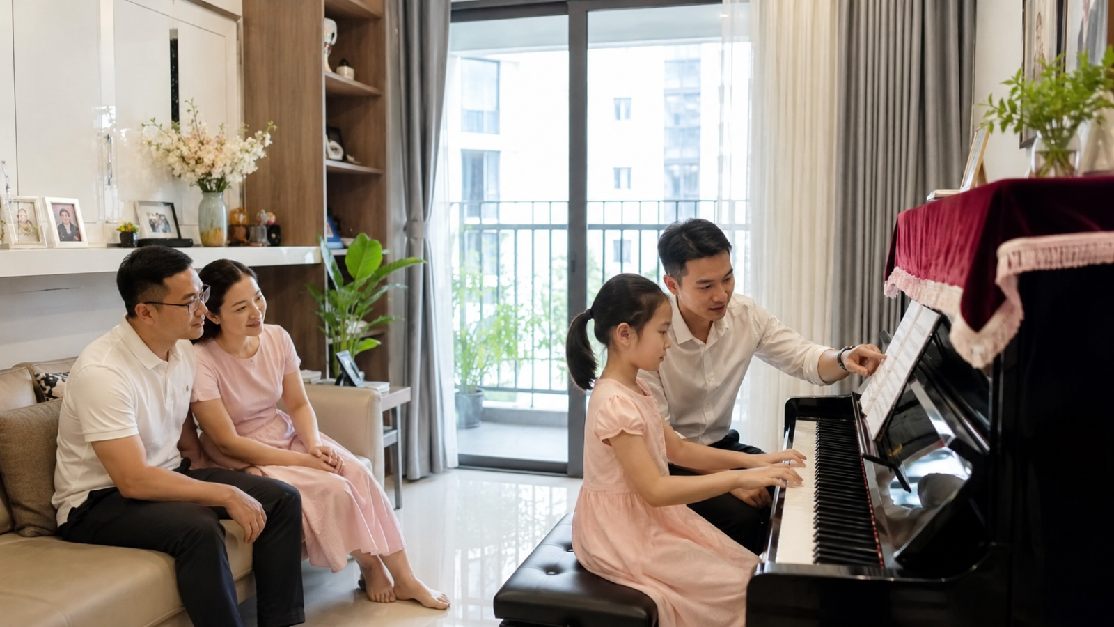 Ưu điểm của hình thức học âm nhạc tại nhà.