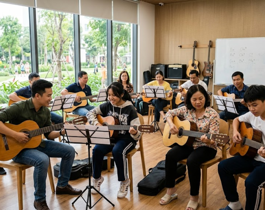 Guitar là nhạc cụ được nhiều người yêu thích nhờ tính ứng dụng cao và dễ đệm hát.