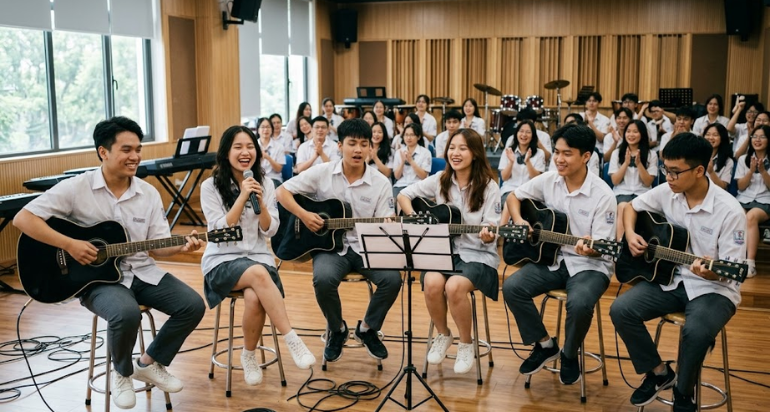 Âm nhạc giúp phát triển nhiều kỹ năng mềm