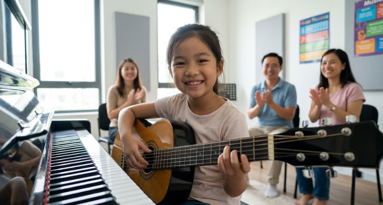 Piano giúp trẻ xây dựng sự tự tin