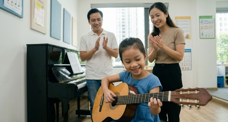 Âm nhạc là hành trang lâu dài cho trẻ