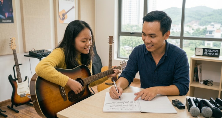 Mỗi buổi học đều có mục tiêu rõ ràng.