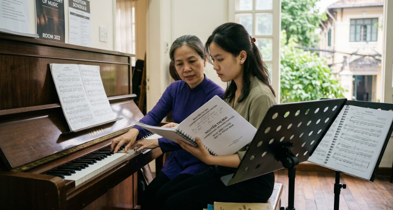 Kiểm tra kỹ các ký hiệu âm nhạc trước ngày thi.
