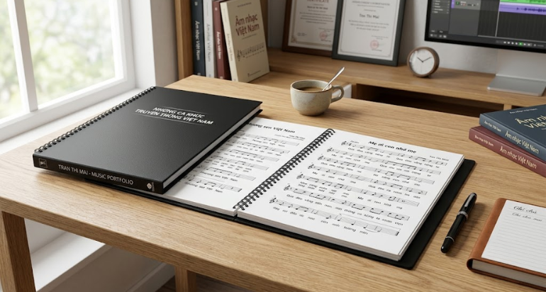  Sheet trình bày đẹp giúp người biểu diễn dễ theo dõi.