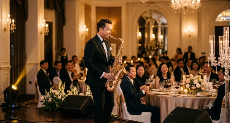 Saxophone phù hợp với nhiều loại hình sự kiện khác nhau.