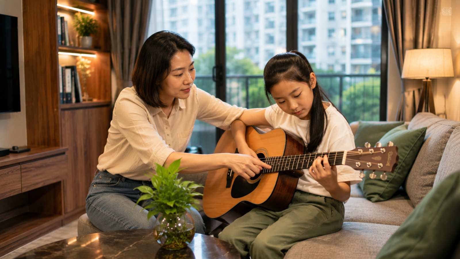 Gia sư guitar phù hợp cho cả trẻ em và người mới bắt đầu.