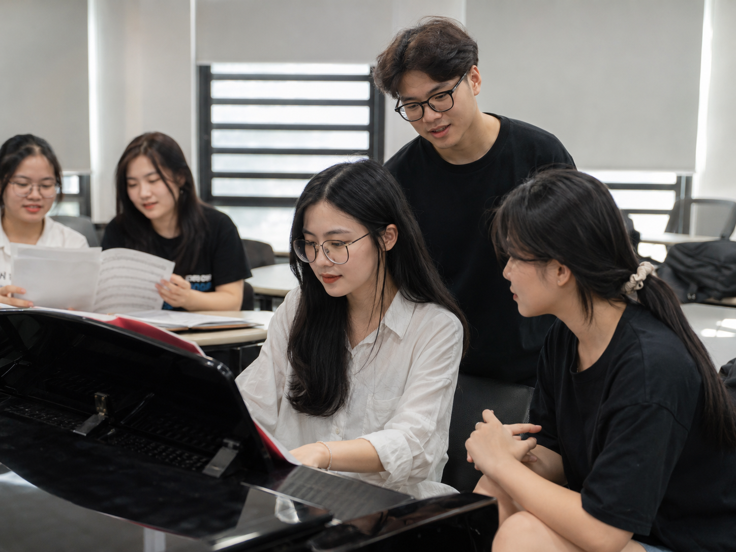 Ngành Sư phạm Âm nhạc đang trở thành lựa chọn của nhiều học sinh yêu nghệ thuật.