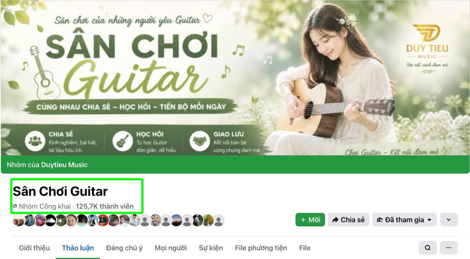 Group thu hút hơn 100.000 thành viên chính thức