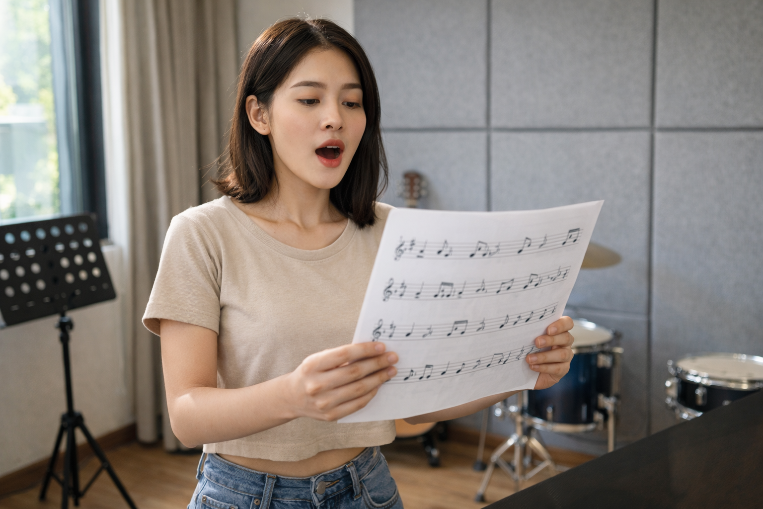 Giữ đúng trường độ giúp câu hát rõ ràng và đúng nhịp hơn.