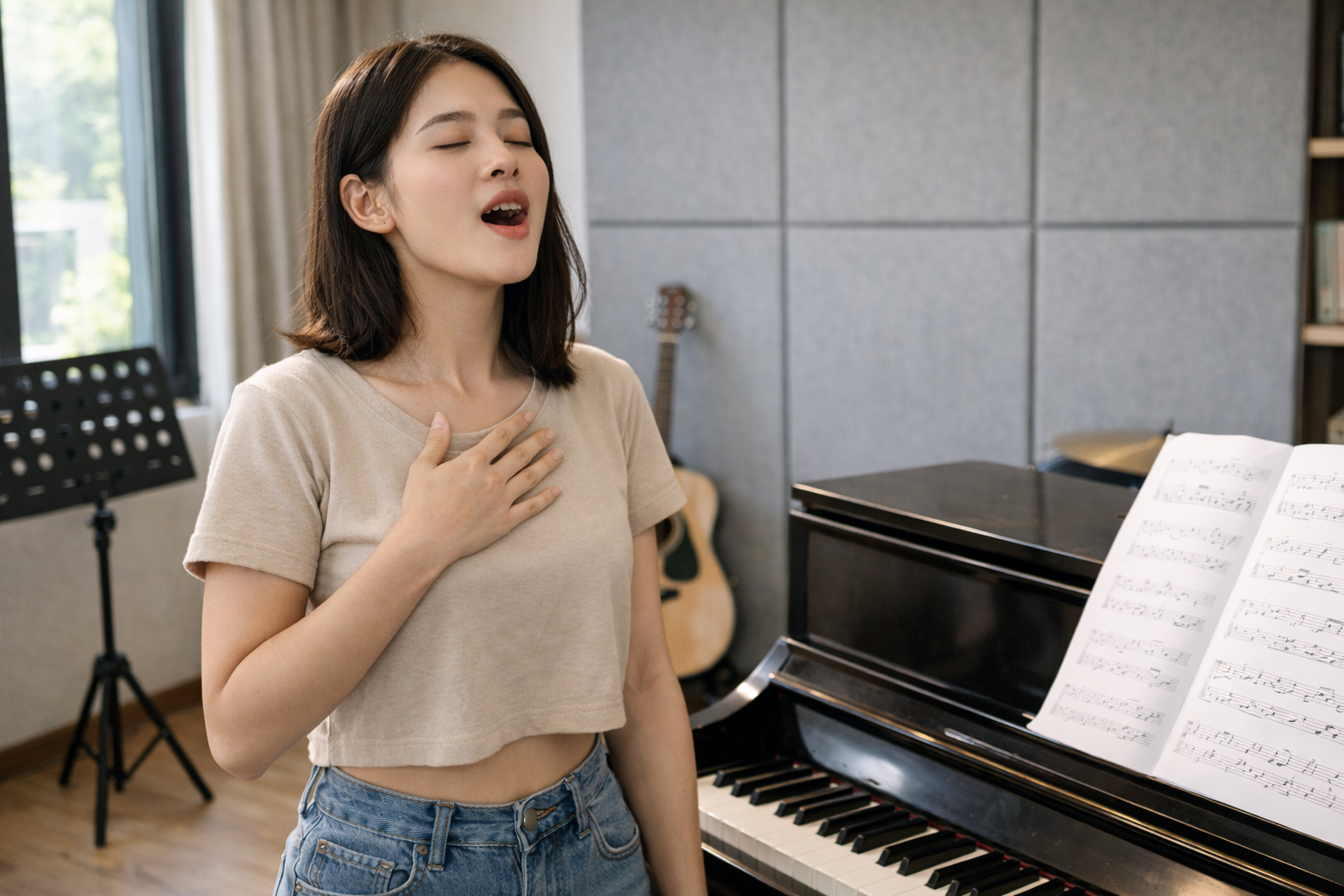 Độ vang giúp giọng hát rõ và đầy hơn mà không cần dùng nhiều lực.