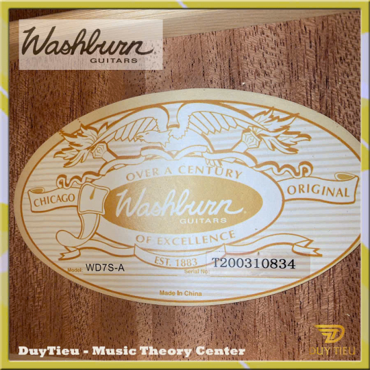 Guitar Acoustic Washburn WD7S-A